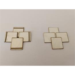 پیزوالکتریک مستطیلی - 2MHz - 22*20mm